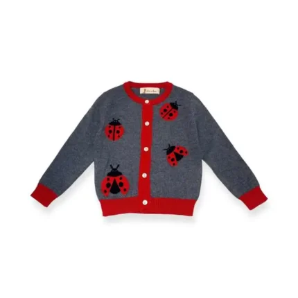 Ladybug Wooly Cardigan