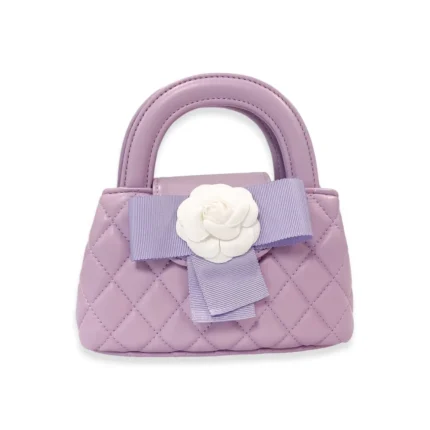 Floral Applique Quilted Bag