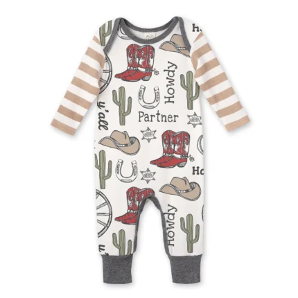 Baby Boy's Howdy Partner Cotton Romper