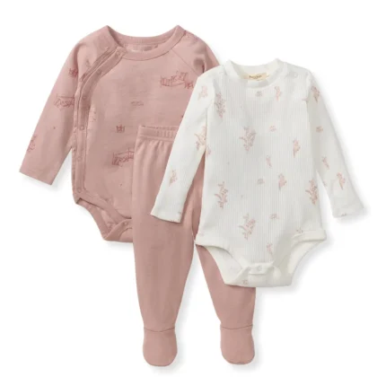 Wildflower 3 Piece Bodysuit & Pant Set